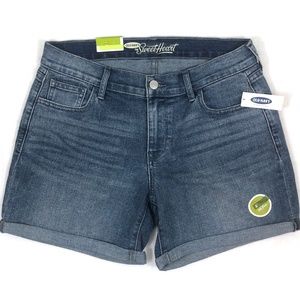 NWT Old Navy Sweetheart Fit Mid-Length Shorts